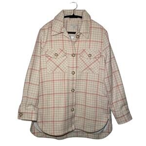LOFT - NWT Plaid Winter Coat Jacket - Womens Size S